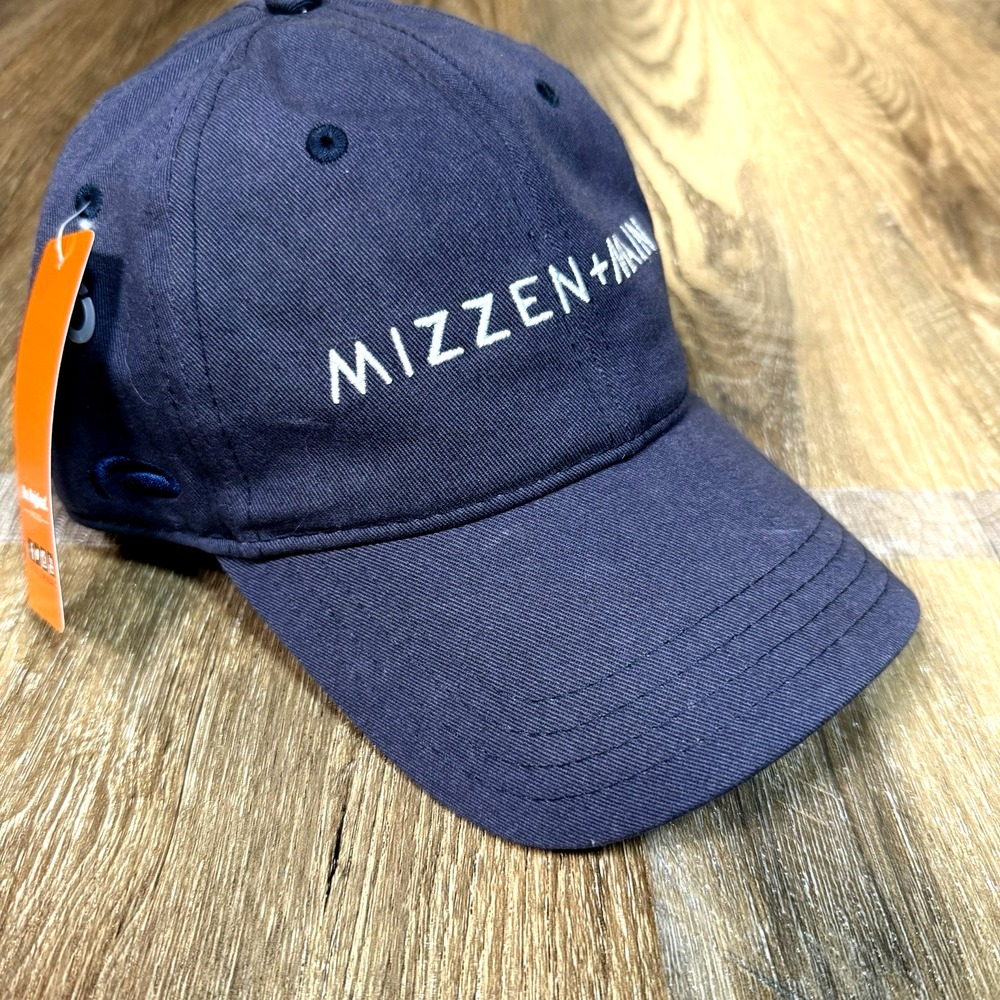 Mizzen and Main Baseball Cap Blue Adjustable Cotton Logo Preppy Hat NWT